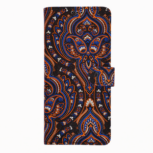 Kalakari Paisley Flip Cover (Blue)