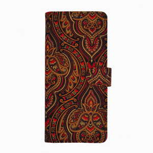 Kalakari Paisley Flip Cover (Brown)