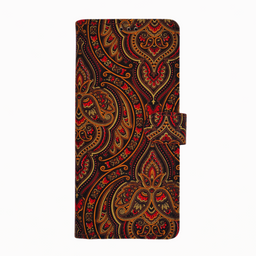 Kalakari Paisley Flip Cover (Brown)