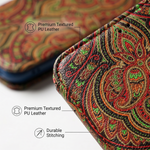 Kalakari Paisley Premium Flip Cover for Vivo Y19(5G)